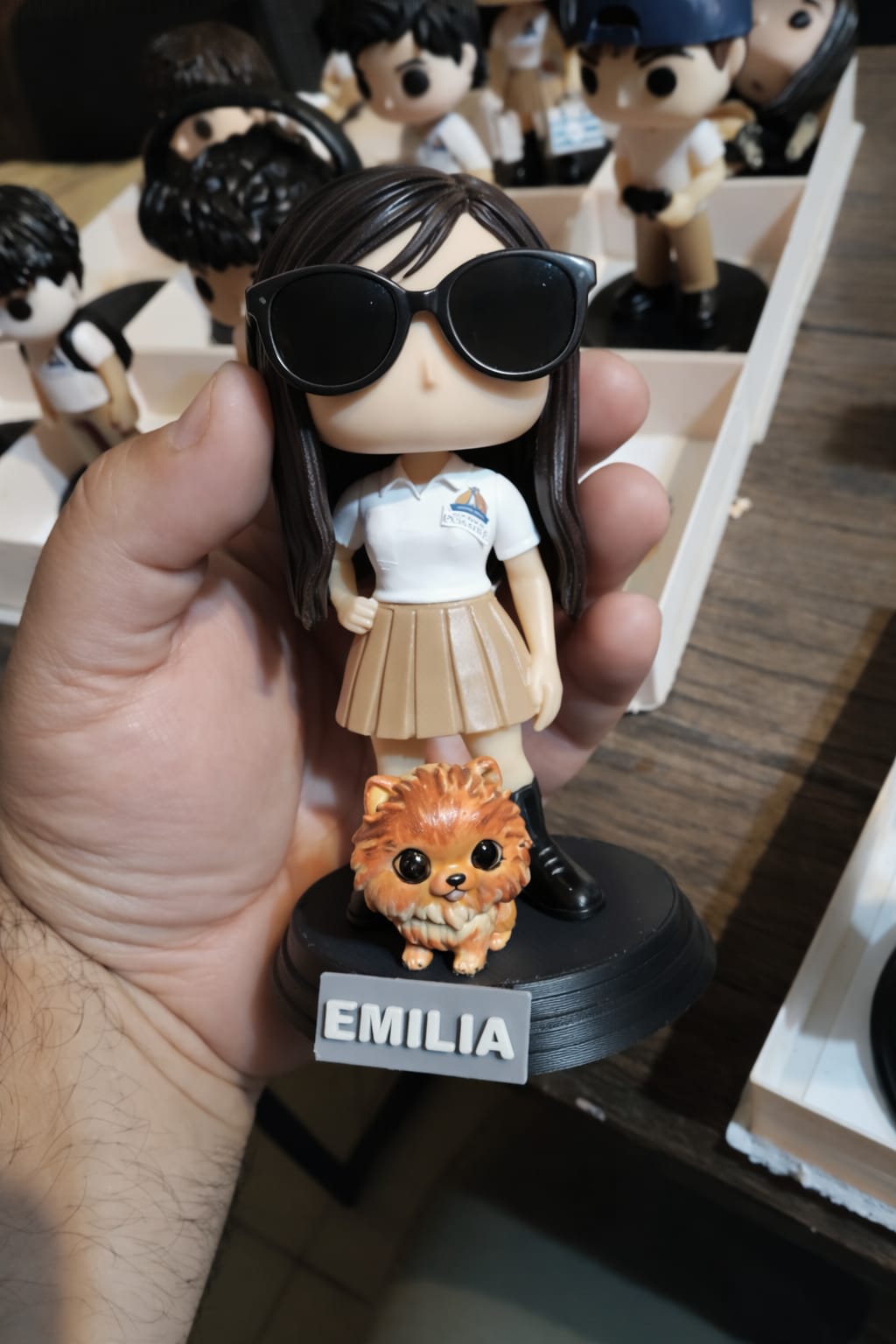 Figura personalizada con accesorios